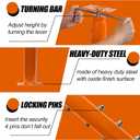 54"-155" Pole House Jack Post - Heavy Duty House Floor Jacks Deck Support