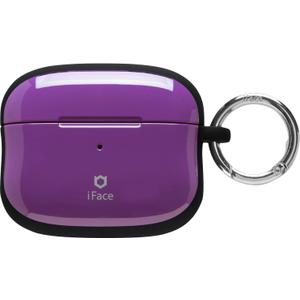 iFace First Class Case [Compatible with AirPods Pro]  Cute Shockproof Hybrid Dual Layer [Hard Cover + Bumper] Keychain Protective Case [Drop Tested]  Purple