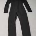 VUTRU Womens Fleece Lined Sexy One Piece U Neck U Back Long Sleeve Bodycon Jumpsuits Bodysuit Catsuit Sports Romper S