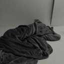 Hansleep Fleece Blanket Twin Size Grey, Soft Cozy Twin Blanket, Fuzzy Flannel Blanket for Bed, Sofa, Couch, Travel, Camping, 60 x 80 Inches