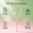 Teloon Recreational Adult Tennis Rackets-27 inch Tennis Racquet for Men and Women College Students Beginner Tennis Racket