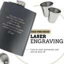 Having You Son-in-Law Dad Flask - Perfect Fathers Day & Birthday Gift for Son in Law