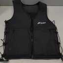 ZELUS Weighted Vest, 10&15lb. Z-Fit Weight Vest for Women Men with Adjustable Soft Iron Weights, Unisex Training Vest for Walking Strength Training, Workout Vest with Pockets Reflective Strip (Black, M/L)