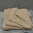 RYB HOME Curtains for Bedroom 84 inches Long 2 Panels Set, Privacy Thermal Insultaed Sunlignt Heat Blocking Drapes for Nursery Rental Room, Width 42 by Length 84, Biscotti Beige