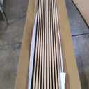 Art3d 2-Pack 108" x 12" Acoustic Wood Panels for Wall, Soundproof Wood Slat Panel for Wall and Ceiling, 3D Fluted Sound Absorbing Paneling for Interior Wall Decor, Living Room, Bedroom - Peach