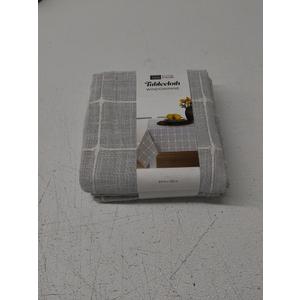 Arlee Home Fashions TableTrends Windowpane Plaid Tablecloth - Grey/White
 60"×102"