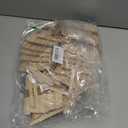 WISYOK 1000 Pcs Wooden Popsicle Sticks for Crafts, 4.5 Inch Wooden Craft Sticks, Wide Lollipop Sticks, Treat Sticks Ice Pop Sticks for Home Art Projects