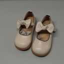 RVROVIC Little Girls Mary Jane Flats Gracy Ballet Princess Toddler Dress Shoes School Birthday Party, Size 28