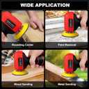 16.8V Cordless Electric Sander with 36PCS Sandpapers, 3500 RPM, 3.0Ah Battery, Lightweight & Compact Design for Wood, Metal, Paint Removal, and DIY Projects