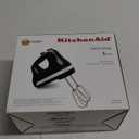 KitchenAid 5 Ultra Power Speed Hand Mixer KHM512, Onyx Black