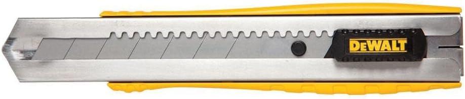 DEWALT Utility Knife, Single Blade Snap-Off, 25mm (DWHT10045) (Multicolor)