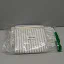 YCOLL Farmhouse Pillow Covers 24x24, Modern Accent Square Throw Pillow Covers Set of 2, Gray and Beige Striped Patchwork Linen Decorative Pillows Cushion Covers for Couch Chair Bedroom Home Decor