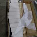 Merax Queen Size Floor Platform Bed Frame,Velvet Upholstered Bedframe with Shell-Shaped Headboard and Cushioning All Around Guards for Bedroom, No Box Spring Needed,Beige