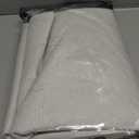 Topfinel Grey Beige Linen Blackout Curtains 84 Inch Long for Bedroom Living Room, Greige Gray Pinch Pleat Back Tab Gothic Moody Viral Drapes Mordern Boho Curtains for Window Dining Room 7 FT