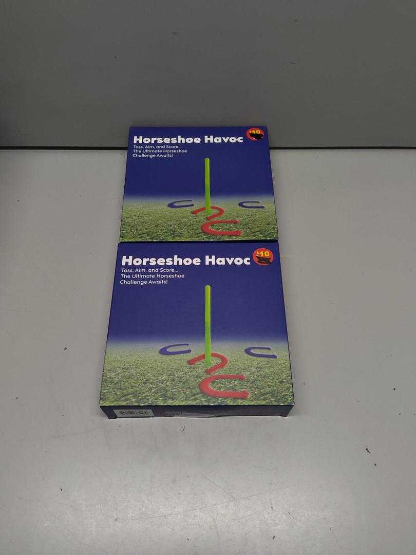 Plastic Horseshoe Game 2 Pack