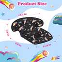 Babenest Car Seat Potty Protector Cover -Waterproof Carseat Training Liner for Baby &Toddler Shower Gift, Dry Piddle Pee Pad with Fun Designs for Strollers & Infant Car Seats (1pc Meteor-Black)