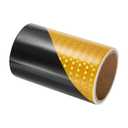 PATIKIL Reflective Tape, 6 Inch x 10 FT Waterproof High Visibility Self-Adhesive Warning Safety Tape Outdoor Reflector Stickers for Cars Trucks Trailers, Black Yellow