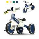 LOL-FUN Baby Balance Bike Toy for 1 2 Year Old Boys Girls Gift Toddler Tricycle 1-3 Year Old with Removable Pedal, 4 in 1 Trike for Ages 1-3 Present