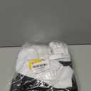 Kids Socks 12 Pairs Crew Socks for Toddler Boys Girls 7-10 Years Athletic Mid Cut Socks Multipack Black White