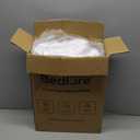 BEDLORE Queen Mattress Topper, Thick Pillow Top Bed Cover for Back Pain Relief, Soft Mattress Pad with Deep Pockets 6-18 inch (White)