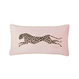Juicy Couture Decorative Pillow, 1 Count (Pack of 1), Cheetah Blush
