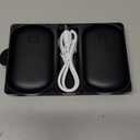 Pocket Size Hand Warmers Rechargeable 2 Pack, 6000mAh Electric Hand Warmers for 24H Safe Heat, 3 Settings Fast Heating Handwarmers Up to 131℉ for Christmas, Outdoor, Golf, Hunting, Camping Accessories