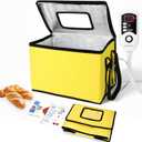 30L Dough Proofer, Folding Bread Proofing with 33-122 Temperature & 96h Timer Controller, Sourdough proofing box Heated Fermentation for Making Bread, Yogurt, Natto and Handmade Soap