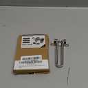 HASWARE Home Security Door Lock Swing Bar,Black Alloy Anti-Theft Door Guard Latch for Front and Inside Door, Safety Childproof Reinforcement Door Stopper (Silver)