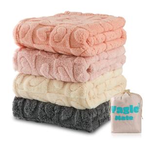 4 Pcs Baby Blankets,Fleece Heart Checkered Blanket, Cozy and Fluffy Crib Blankets for Girls, Toddler Receiving Blankets 3040 Light Pink Sakura Pink White Grey