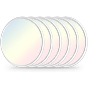LZHOME LED Ceiling Light, 9 Inch Led Flush Mount Ceiling Light 2800LM 3000K/4500K/6000K 3CCT Dimmable for Kitchen,Bedroom,Living Room(6 Pack, White)