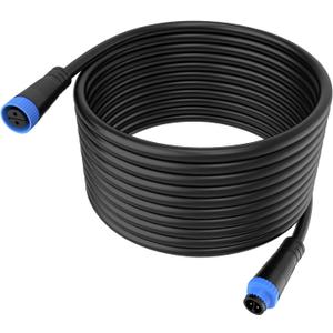 Cable Extension for Philips Hue Outdoor Low Voltage Lights, Weatherproof Power Cord Extend Your Outdoor Lights - 16 Foot