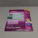Avery Printable Shipping Labels, Sure Feed Technology, 2" x 4" Customizable Stickers, Matte Clear, 250 Blank Mailing Labels, Great for Mailing, Shipping, and More 