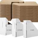 120 Pack Adjustable Cardboard Corner Protectors, Picture Frame Corner Protectors for Shipping Fits 1", 1.5" and 2.1" Frames, Cardboard Packing Corner, Cardboard Shipping Corners