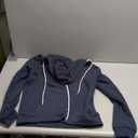 Dokotoo Women's Full Zip Up Hoodie Long Sleeve Hooded Sweatshirts Pockets Jacket Coat for Women (Medium, A Navy Blue 2)