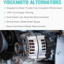 New Alternator for Toyota 2.4L 2.7L Tacoma 1997 1998 1999, Fit for 4Runner 1996 1997 1998 1999,Fit for T-100 Pickup 1997 1998, 400-52060, 113584, 27060-72340