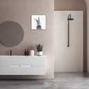 2 x daktenn Bunny Wall Art Lovely Rabbit Posters for Baby Room Easter Artwork Nursery Wall Decor Easter Wall Art Rabbit Pictures Wall Decor Bunny Pictures for Bathroom Bedroom 14x14 Inches