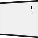 Amazon Basics Magnetic Dry Erase Whiteboard, 35"W x 23"H, Black Wooden Frame, Wall-Mounted for Writing and Presentation