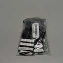 Adidas Girls' 3-Stripes Mesh Shorts (Small, Black)