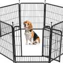 FXW Rollick Dog Playpen for Yard, RV Camping, 32 inch 8 Panels for Small and Medium DogsPatented