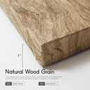 Extra Large Nature Wood Textured Abstract Wall Art for Hallway, 32x55 In