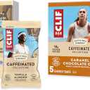 CLIF BAR Caffeinated Collection - Energy Protein Bars - Caramel Chocolate Chip and Vanilla Almond - Variety Pack - Made with Organic Oats - Energy Bars - Non-GMO - (10 Pack) Exp. 02/Apr/2026