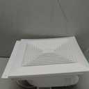 HNRLOY Bathroom Exhaust Fan for Ceiling,Household Bath Vent Ventilation Fan,110 CFM,4-in Duct,1.0 Sones Quiet Operation,13W Energy-Saving 12" Plastic Panel Shower Vent Extractor,10"x10" Mounting Hole