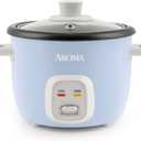 Aroma Housewares 4-Cups (Cooked) / 1Qt. Rice & Grain Cooker (ARC-302NGBL), Blue