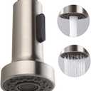 HOMELODY Pull Down Faucet Replacement, 2 Functions Sprayer Head, G 1/2 Pull Out Spray Head, Brushed Nickel Finish