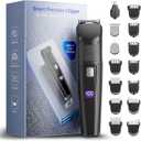 Beard Trimmer for Men, All-in-One Electric Razor & Hair Clipper, Waterproof Cordless Mustache Grooming Kit, Rechargeable Beard Hair Nose Ear & Body Trimmer, Face Shaver, Gifts for Men Husband Father