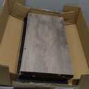 Giikin Coffee Bar Accessories, 2 Tier Spice Rack for Counter, Gray Kitchen Countertop Organizer (Grey, L)