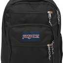 JanSport Cool Backpack, with 15-inch Laptop Sleeve - Large Computer Bag Rucksack with 2 Compartments, Ergonomic Straps, Black (One Size)