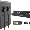 Perlegear No Drill TV Wall Mount for Most 24-65 Inch TVs up to 100 lbs, Studless TV Mount, Drywall TV Bracket with Max VESA 400x400mm, No Stud, Easy Install, Low Profile, PGMT7
