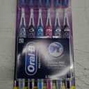 Oral-B 3D White Pro-Flex Toothbrushes, Soft, 6 Count (6 Count (Pack of 1), Multicolor)