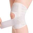 Galvaran Knee Brace with Side Stabilizers Relieve Meniscus Tear Knee Pain ACL MCL Arthritis,Joint Pain Relief, Breathable Adjustable Knee Support Suitable for Men and Women with Sports Injuries Large